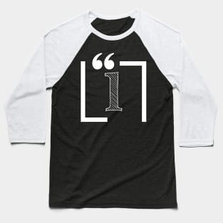 Letter L: Monogram Initial letter l Baseball T-Shirt